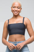 Bonded Bandeau Black