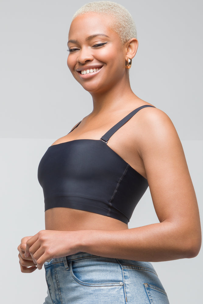 Bonded Bandeau Black