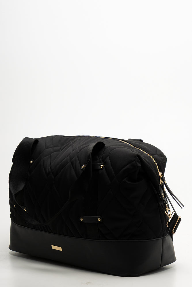 Puffer Travel Bag Black