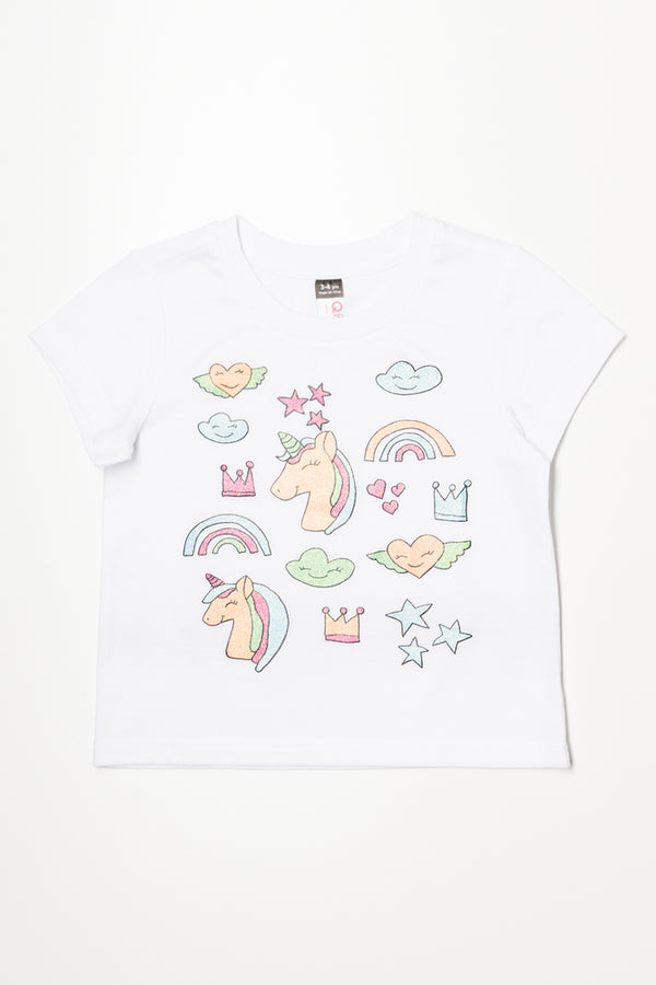 Spur Unicorn T-Shirt White