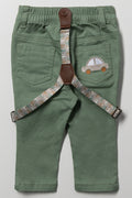 Denim Jeans With Braces Green (3)