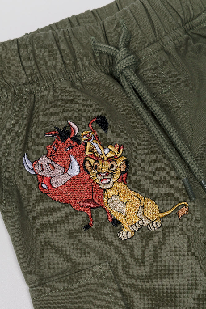 Lion King Cargo Pants Green
