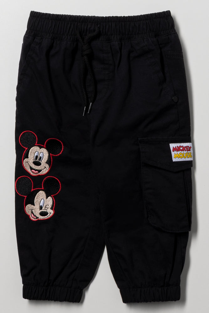 Mickey Mouse Pants Black