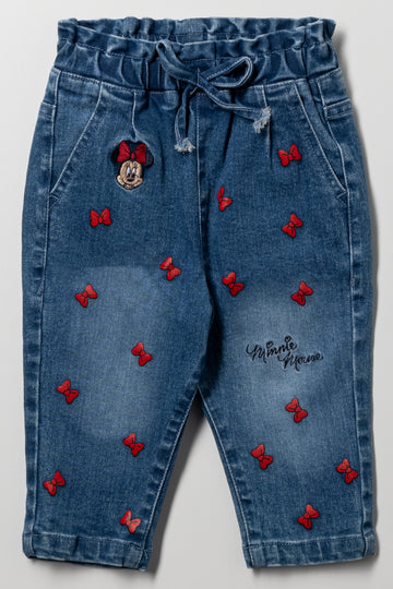 Minnie Mouse Denim Jeans Blue