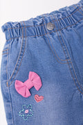 Hello Kitty Denim Jeans Light Blue (1)