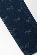 Bow Print Jeggings Blue (1)