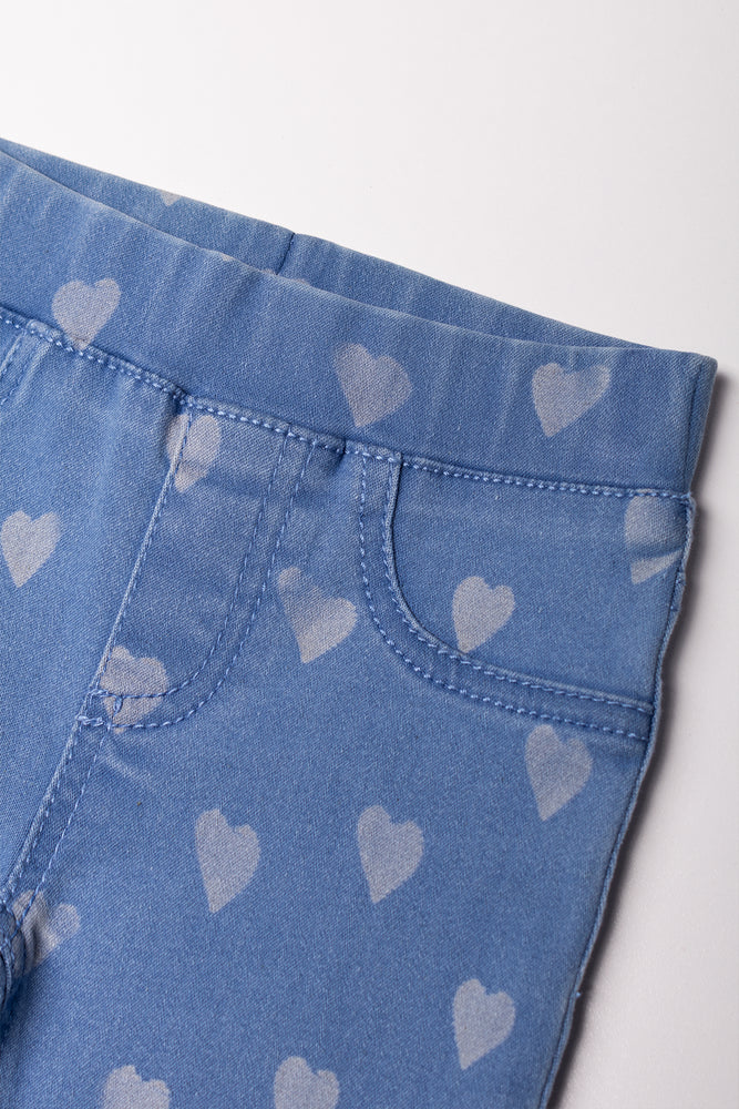 Flare Leggings Blue