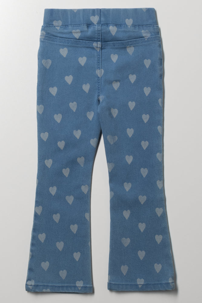 Flare Leggings Blue (2)