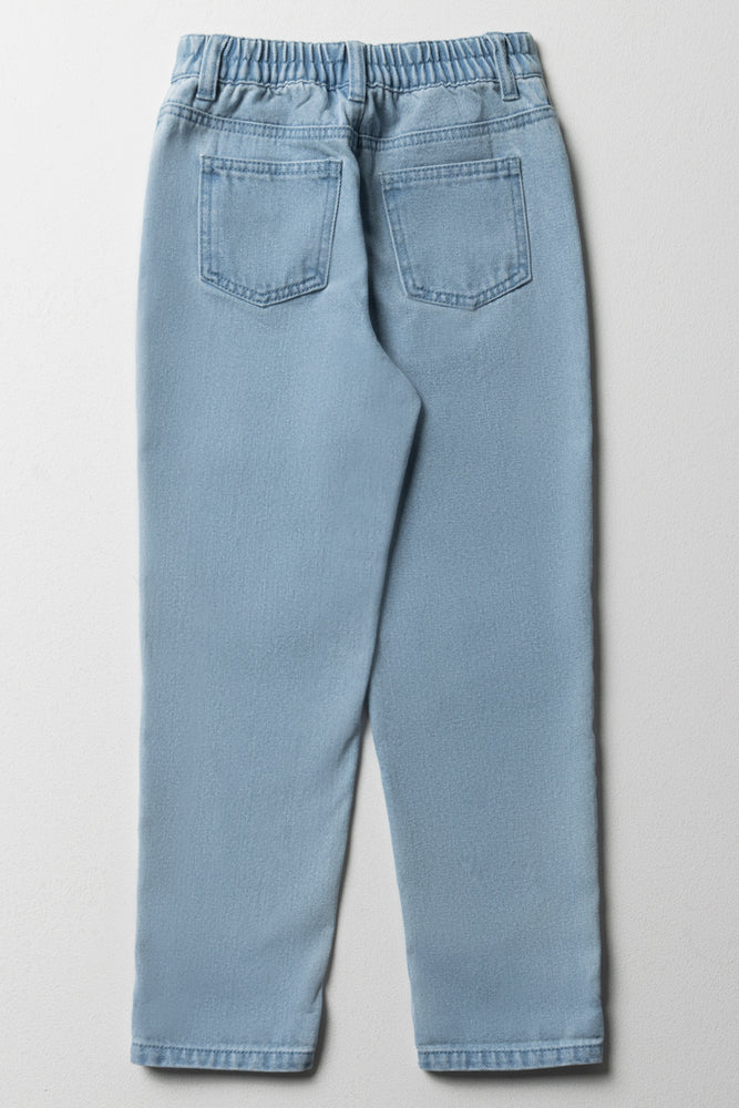Ripped Denim Jeans Light Blue (3)