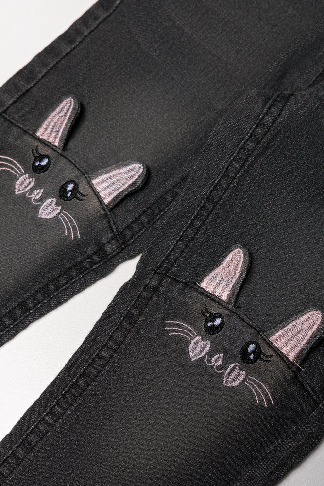 Skinny Denim Jean Dark Grey