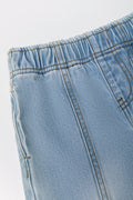 Wide Leg Denim Jeans Light Blue (1)