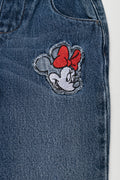Minnie Mouse Paperbag Denim Jeans Dark Blue (1)