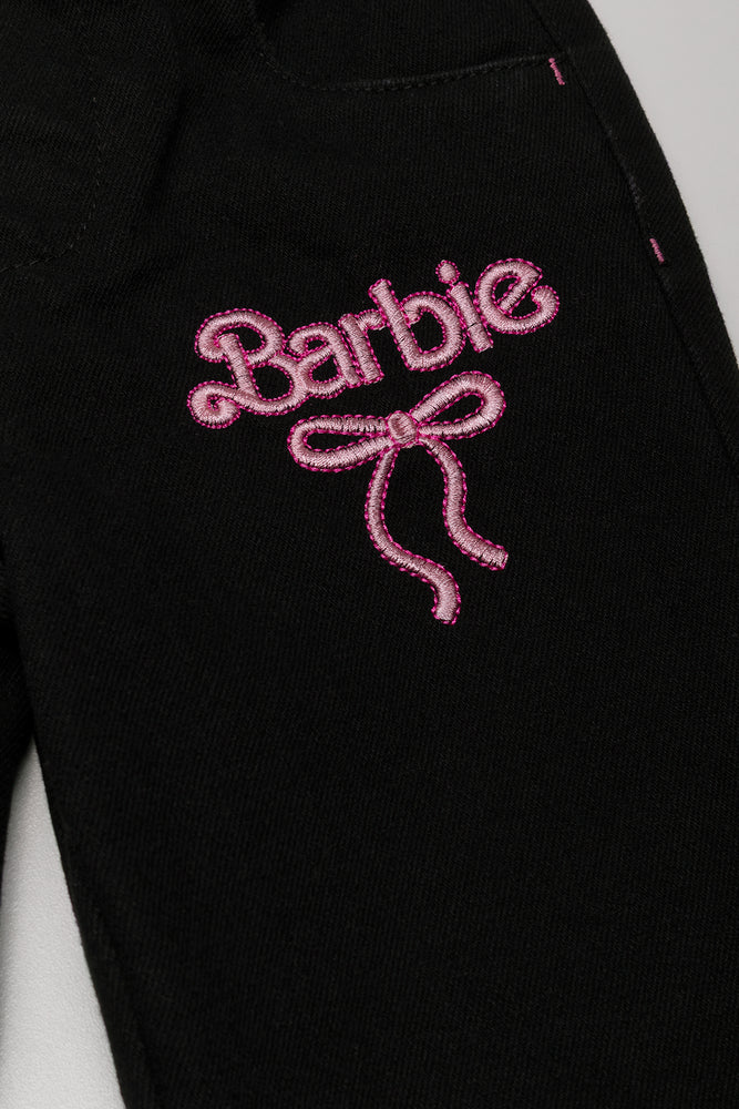 Barbie Paperbag Denim Jeans Black
