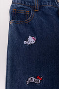 Hello Kitty Denim Jeans Blue (2)