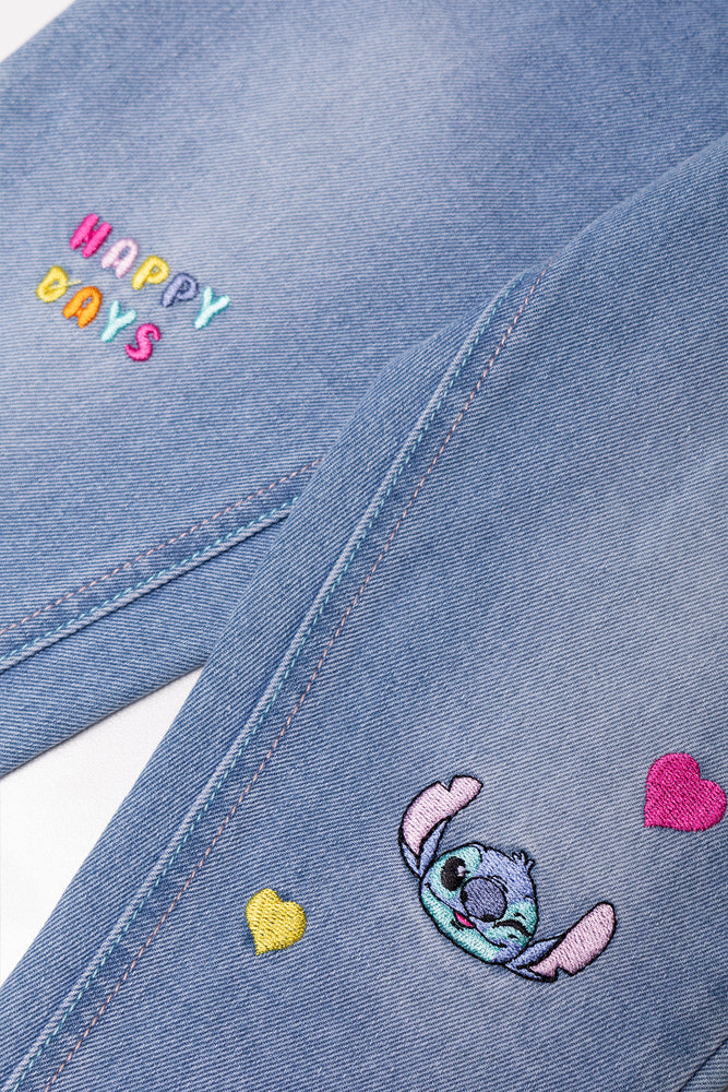 Lilo And Stitch Relaxed Denim Jeans Blue (3)