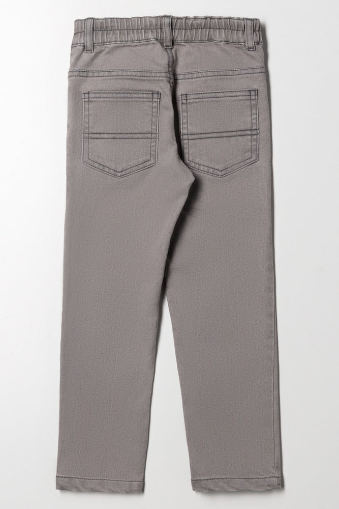 Skinny Denim Jeans Grey (3)