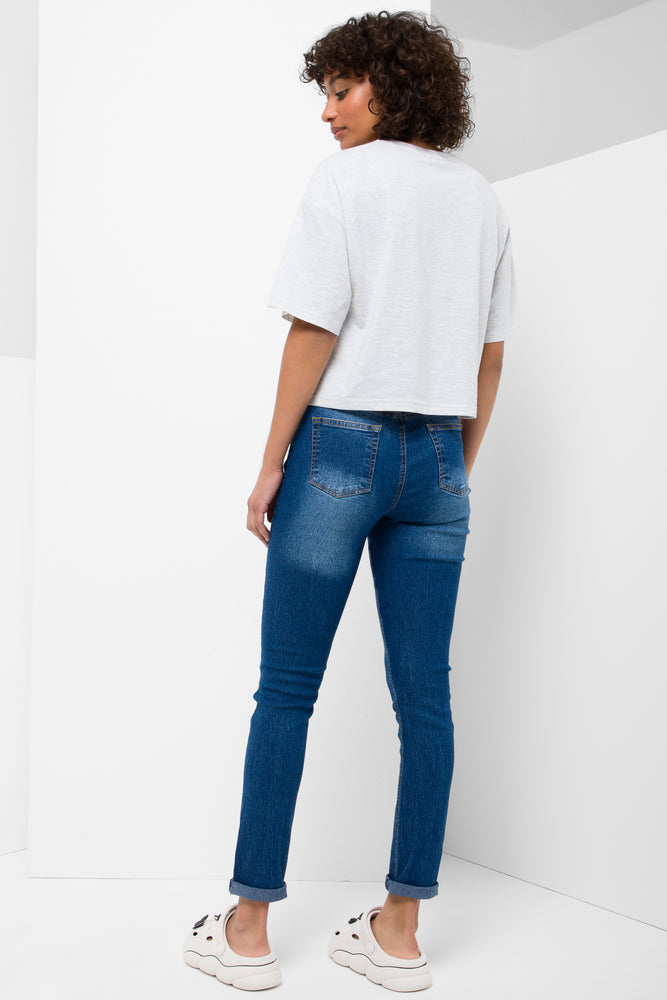 Skinny Denim Jeans Blue (2)