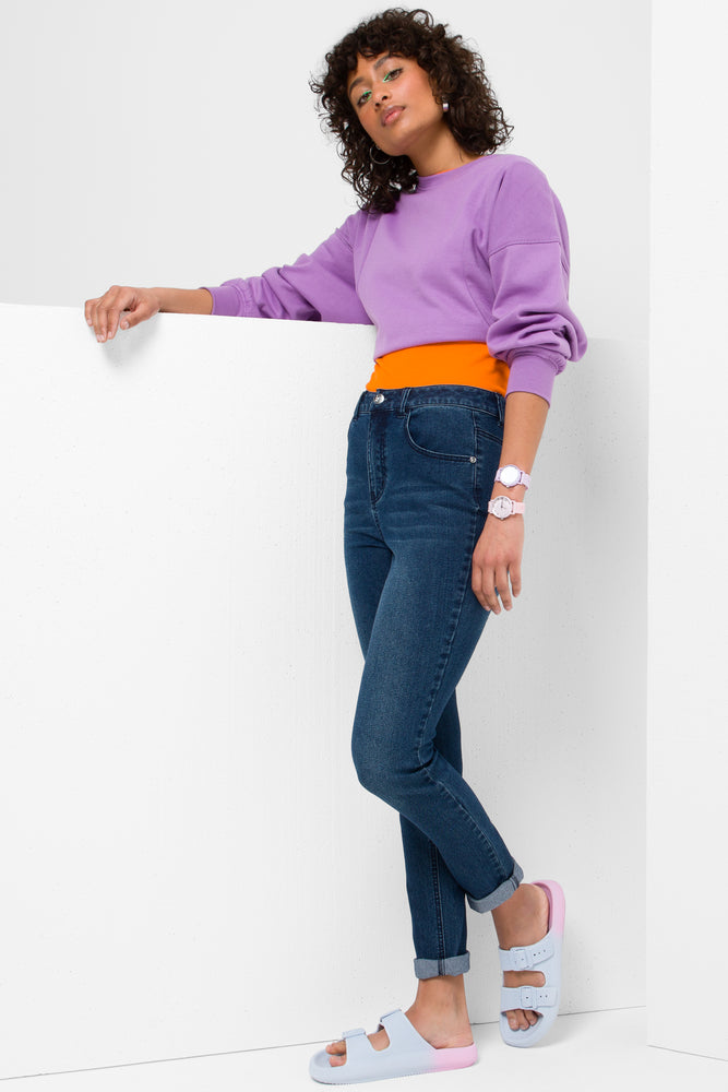 Skinny Denim Jeans Blue