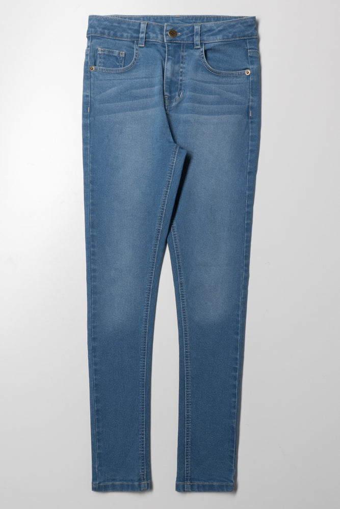 Skinny Denim Jean Mid Wash