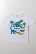Spur Dino Short Sleeve T-Shirt White