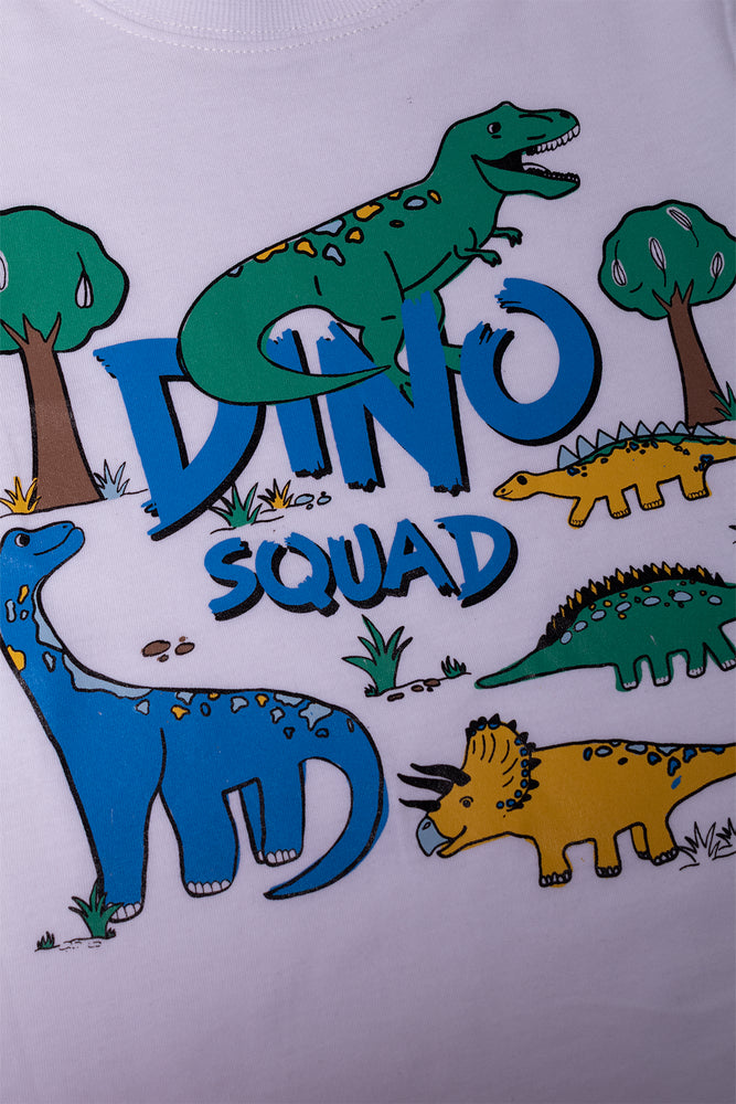 Spur Dino Short Sleeve T-Shirt White