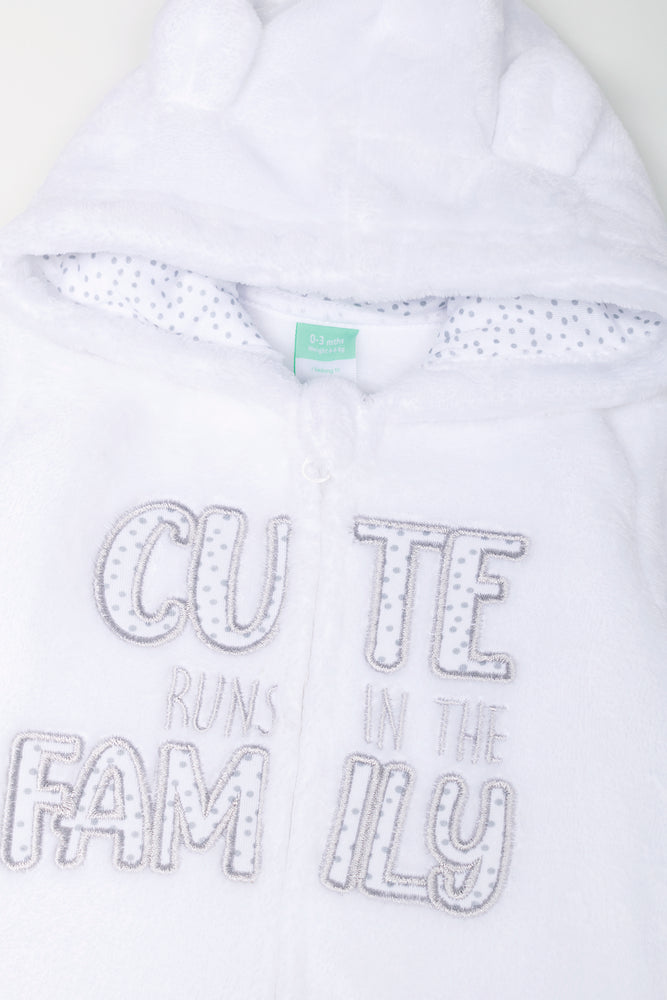 Cute Runs In The Family Babygrow White