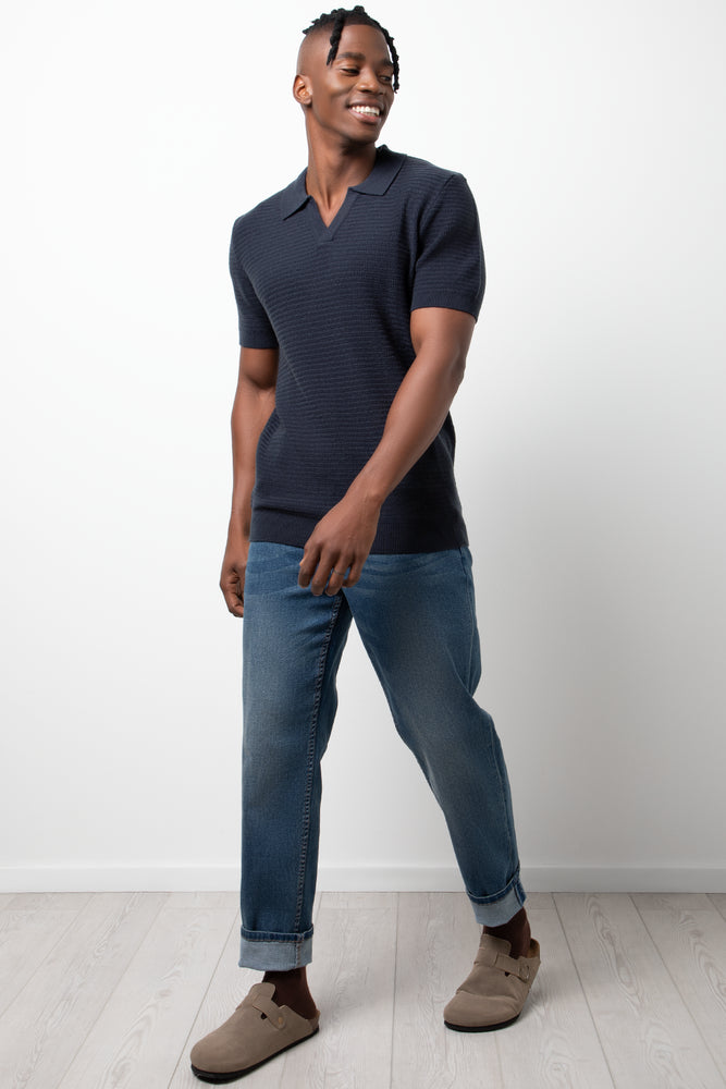 Knit Golfer Navy