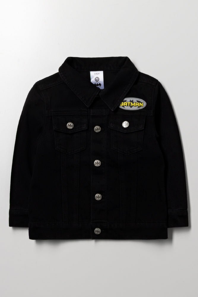 Batman Denim Jacket Black