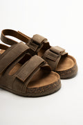 Double Band Sandals Brown (2)
