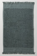Fringe Guest Towel Grey