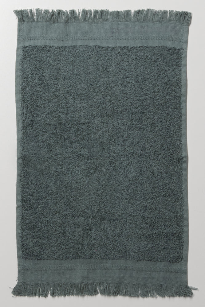 Fringe Guest Towel Grey