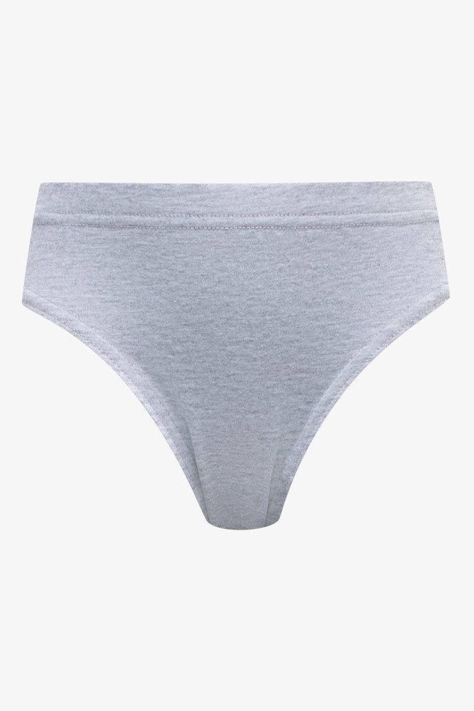 3 Pack Plain Briefs Grey (2)