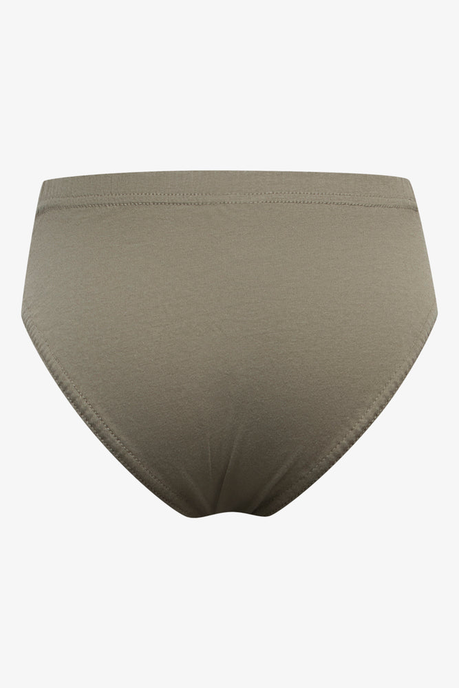 3 Pack Plain Briefs Grey (4)