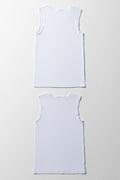 2 Pack Vests White (2)