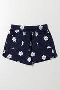 Flower Shorts Navy