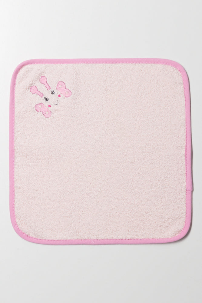2 Pack Butterfly Towel Pink (3)