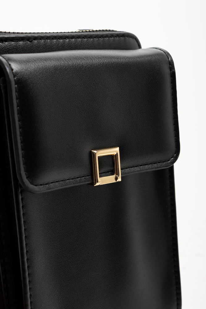 Multi Pocket Cellphone Bag Black (3)