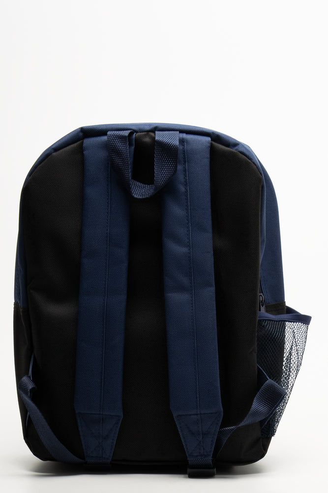 Hot Wheels Debossed Back Pack Navy (2)