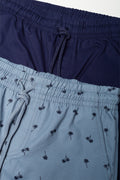 2 Pack Shorts Navy And Blue (1)