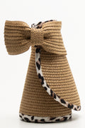 Leopard Roll Up Visor Natural (3)