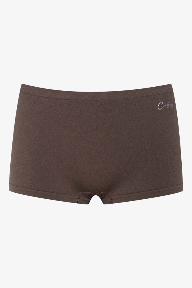 2 Pack Seamfree Panties Brown (1)