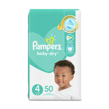 Pampers Nappies Vp Size 4 Maxi 50