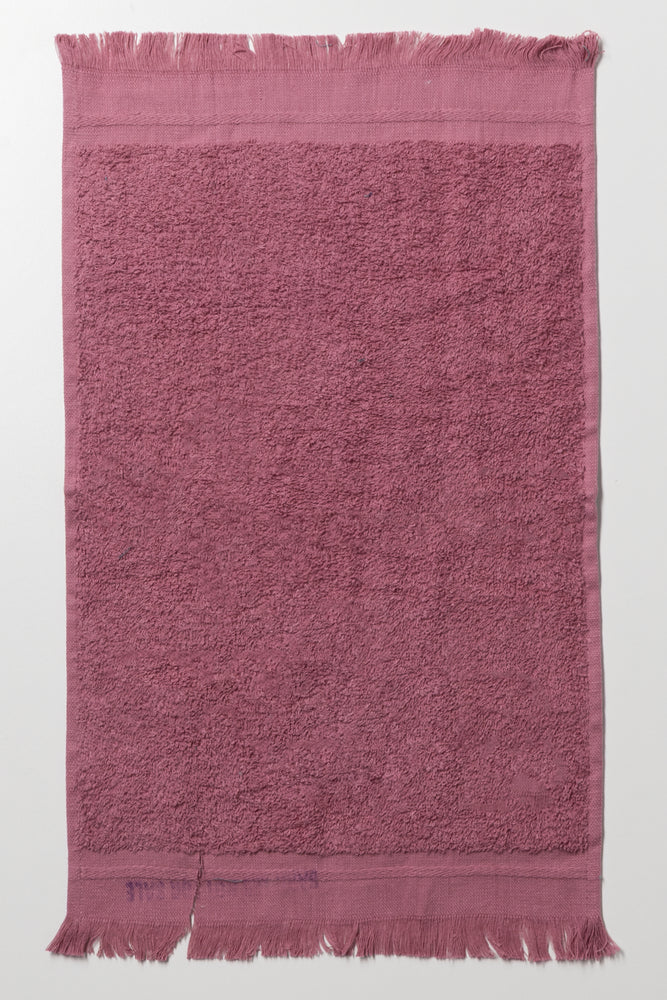 Fringe Guest Towel Rose Pink