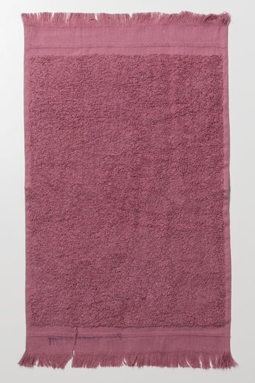 Fringe Guest Towel Rose Pink