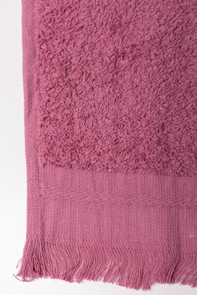Fringe Guest Towel Rose Pink