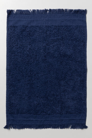 Fringe Guest Towel Navy