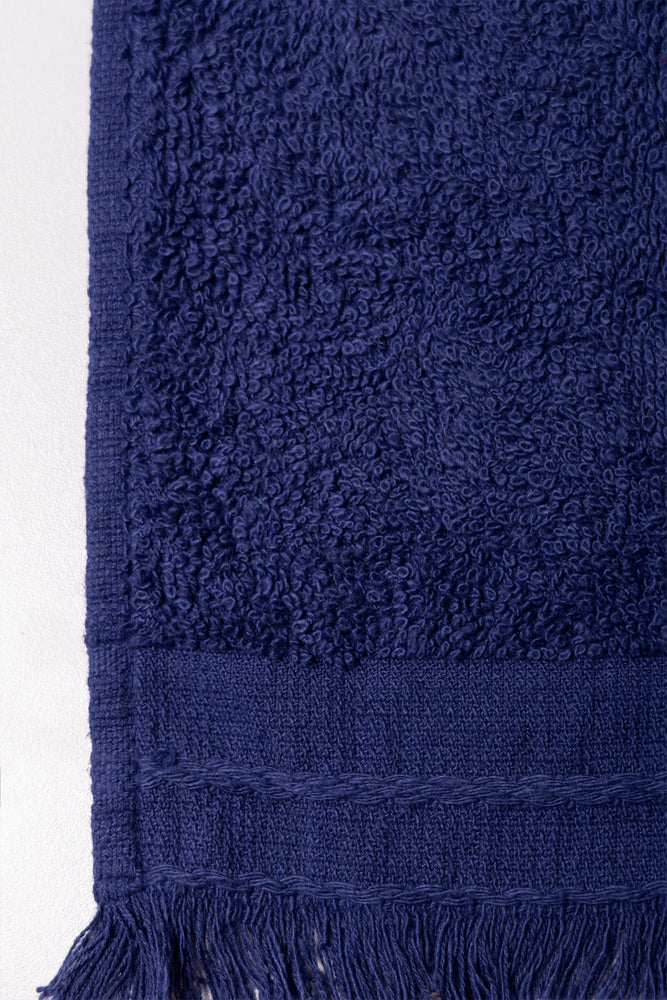Fringe Guest Towel Navy