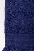 Fringe Guest Towel Navy (1)