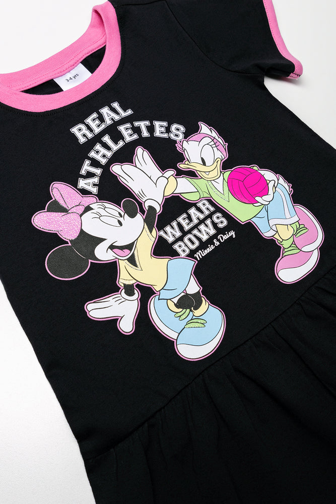 Minnie Mouse Sporty Dress Black