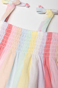 Strappy Tiered Dress Multi (1)
